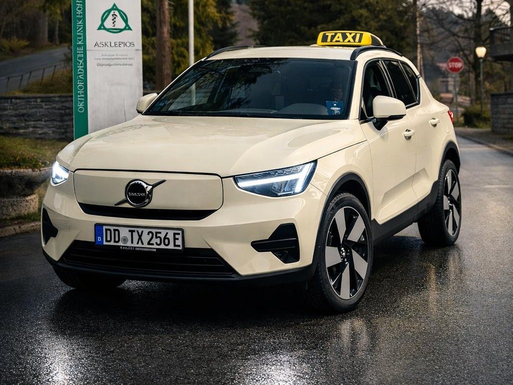 Volvo XC40 E-Taxi von Taxi Schurz Dresden